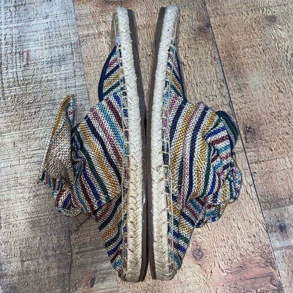 Circus Sam Edelman Lulu Striped Bow Espadrille mules - Picture 9 of 14